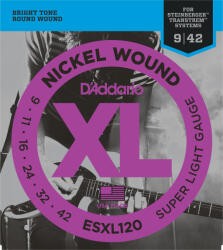 D'Addario ESXL120 Elektromos gitárhúrok (ESXL120)