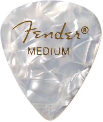Fender Premium Celluloid Picks 351 Shape Medium White Moto
