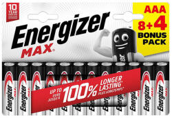 Energizer MAX LR03 AAA elem 12db/bl (ár/csomag)