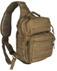 Mil-Tec Assault small egy vállpántos hátizsák, coyote színű 10L