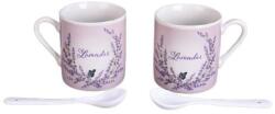  Levendulás bögre kiskanállal 2db-os kiszerelésben 277870