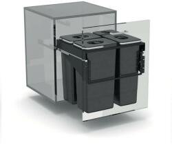 EKOTECH - Beépíthető hulladékgyűjtő FRONT 60 - 1x7 liter+3x26 liter (950141606)