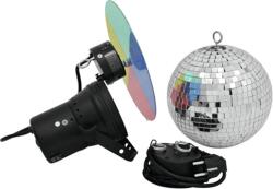 Eurolite Mirrorball Set 20 cm Glob oglindă (MIRRORBALL-SET-20-CM)