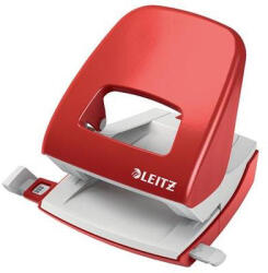 LEITZ Lyukasztó, kétlyukú, 30 lap, LEITZ "Nexxt", piros (E50080025)