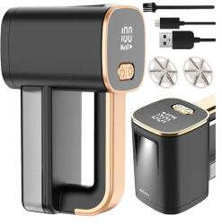 Ruhhy Vezetéknélküli ruhabolyholó borotva LCD-vel és LED-fénnyel, fekete (00026642)