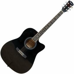 Pasadena SG028CE Black Chitară electro-acustică Dreadnought