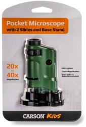 Carson Microscop de buzunar cu LED, Carson, marire 20x-40x, MicroBrite (N00000728_001)
