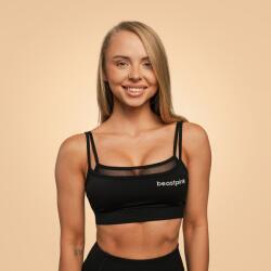 GymBeam BeastPink Спортен сутиен Breeze Black L