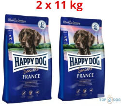 Happy Dog Sensible France Kacsával 2x11kg