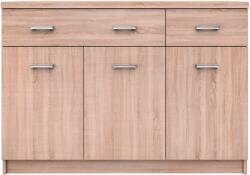 TEMPO KONDELA Komód 3D2S, sonoma tölgy, TOPTY TYP 23 - kondela