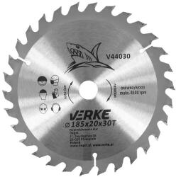  VERKE körfűrészlap fához 185x20 mm 30T V44030 (V44030)