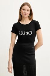 Liu Jo t-shirt - fekete S - answear - 17 990 Ft