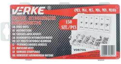 VERKE alumínium szegecsanya készlet M3-M10 150 db V06701 (V06701)