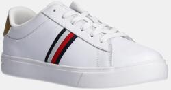 Tommy Hilfiger bőr sportcipő ESSENTIAL COURT SNEAKER STRPS - fehér Női 37