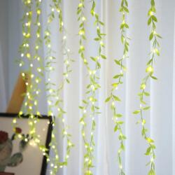 alloet 400 LED-Es Fűzfalevél Fényfűzér 2m*2m RGB