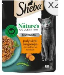 Sheba Nature’s Adult Alutasakos - Pulyka, zöldség - szószban - 85 g