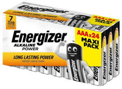 Energizer Elem, AAA mikro, 24 db, ENERGIZER "Alkaline Power (7638900435832) - iconink