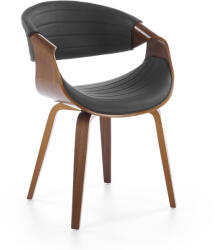 KAEL K544 étkezőszék - dió/fekete (1000091495)