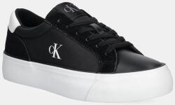 Calvin Klein sportcipő VULC FLATFORM MG NYLON MIX fekete, YW0YW01896 - fekete Női 37