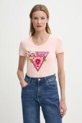 Guess t-shirt narancssárga, W5GI10 J1314 - narancssárga XS