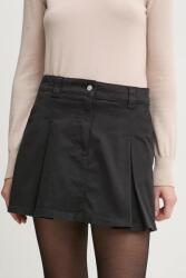 Tommy Jeans farmer szoknya fekete, mini, harang alakú, DW0DW19366 - fekete M