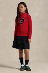 Ralph Lauren gyerek ruha piros, mini, harang alakú, 313950816001 - piros 155-159