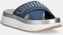 Liu Jo papucs DREAMY SANDAL 05 sötétkék, női, platformos, BA5091TX474S3206 - sötétkék Női 37