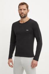 HUGO BOSS pamut hosszúujjú 3 db - fekete S