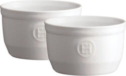 Emile Henry Ramekin Emile Henry, 10 cm, alb, set 2 buc (EH114010)