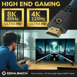 Oehlbach OB 92603 Flex Evolution UHD HDMI Kábel - 3 m (OB 92603)
