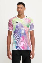 adidas Performance edzős póló PRIDE fehér, mintás, JL8097 - fehér S