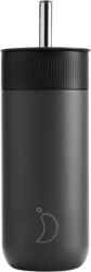 Chilly's Cană termică Series 2 cu pai, 500 ml, negru (C500S2SWABLK)