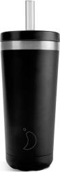 Chilly's Cană termică Original cu pai, 500 ml, negru (C500OC90RMOBLK)