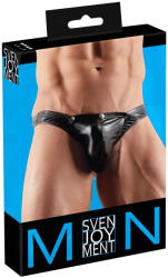 Svenjoyment Lepatentolható tanga férfiaknak (fekete) - szexshop