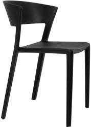 King Home Jasper Polipropilén Szék Fekete Modern (KHM-KH010100323)