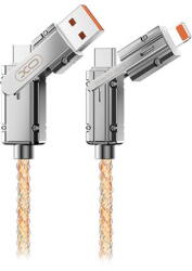 XO Cablu 3in1 Usb-c/lightning /usb 60w 1m (gsm188170) - pcone