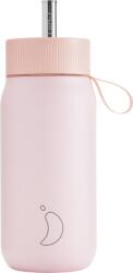 Chilly's Cană termică Series 2 cu pai, 750 ml, roz (C750S2SW90RBPNK)