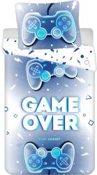  3D pamut ágyneműhuzat GAME OVER kék, 100% pamut Ágyneműhuzat mérete: 70 x 90 cm | 140 x 200 cm
