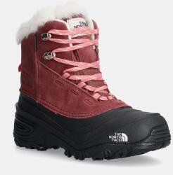 The North Face gyerek hótaposó SHELLISTA V LACE WP bordó, NF0A7W5X7I01 - burgundia 33.5