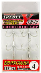 Decoy Hármas Horog Decoy Y-w77 Extra Wide Gap #6 (813560) - koi-farm