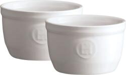 Emile Henry Cocotte Emile Henry, 9 cm, alb, set 2 buc (EH114009)