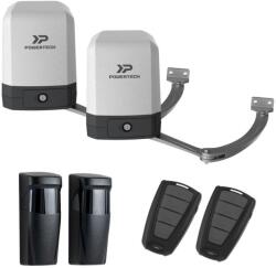 POWERTECH (Rollkit, Terrier) Powertech PA250 Wi-Fi kétszárnyú kapunyitó szett - 2, 5 m kapuszárny- 3 év garanciával