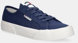 Tommy Jeans sportcipő LACE UP CANVAS COLOR sötétkék, EM0EM01543 - sötétkék Férfi 45