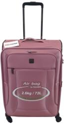 Touareg két részes mályva színű négykerekű bővíthető közepes bőrönd AIR6932-Mályva M - minosegitaska