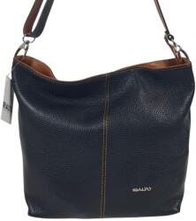 RIALTO kombinált fekete-csau bőr divattáska R258XD-BN - minosegitaska