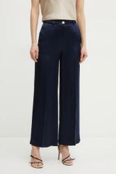 Marciano by Guess nadrág FANNIE női, sötétkék, magas derekú széles, 5RGB05 7248A - sötétkék 40