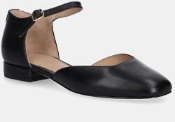 Lauren Ralph Lauren bőr flip-flop Emellie Mj fekete, magassarkú, 802961793001 - fekete Női 37