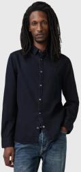 AllSaints farmering GLEASON LS SHIRT - fekete M