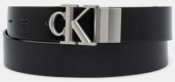 Calvin Klein Jeans kifordítható bőröv - fekete 80