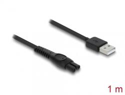Delock Cablu de alimentare USB 5V pentru aparate de ras electrice Philips QP2724/QP2834/QP1924/MG9520 1m, Delock 90981 (90981)